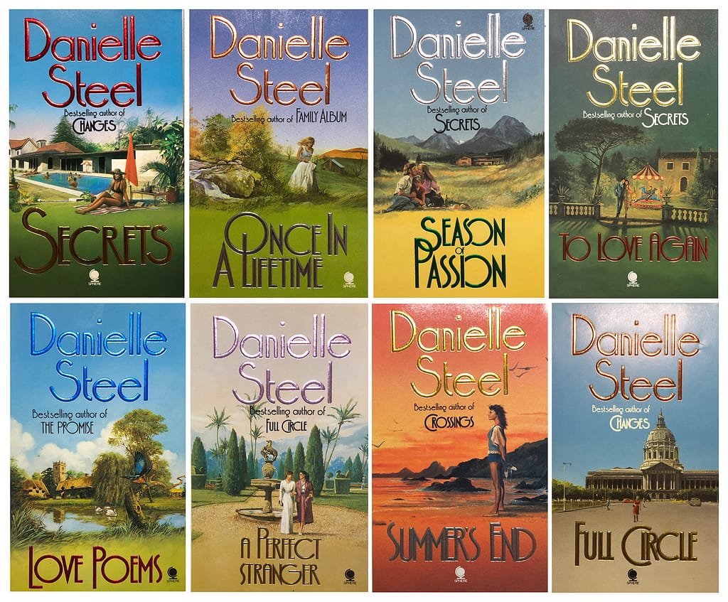 8 Danielle Steel covers
